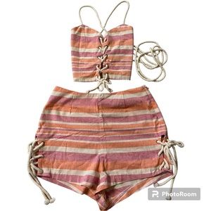 ECRU stripe set